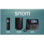 Snom M500 DECT Base Station - Cellule Double Évolutive Jusqu'à 8 Appels Simultanés, Mises À Jour sans Fil, Prend en Charge L