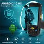 Tera Scanner de Codes à Barres Android 10 PDA Terminal Zebra SE4710 4" Ecran Tactile Ordinateur Mobile Portable avec Station de 