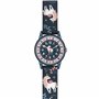 Cander Berlin MNA 4030 M Montre d'apprentissage analogique pour enfant 3 ATM Étanche Motif licorne Turquoise, bracelet