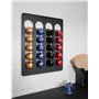 NewGround Designs Support mural pour 20 capsules Nespresso - Distributeur de capsules - Support mural sans perçage