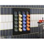 NewGround Designs Support mural pour 20 capsules Nespresso - Distributeur de capsules - Support mural sans perçage