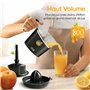 LEBENLANG Presse-agrumes Électrique - 800ml & Tamis Réglable I Presse Agrume Electrique Juicer Machine Presse Orange Presse-agru