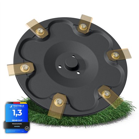 Disque à lames Tuning pour 6x lames - Disque à lames renforcé de fibres de verre pour tfor Segway Navimow i Series (i105E