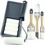 ORGAFLIX Lot de 10 Rouleaux de Peinture Professionnels Kit de Peinture avec 5 Rouleaux en Mousse de 11 cm Bac à Peinture Set de