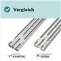 Glisseur pour Rideaux Compatible avec IKEA KVARTAL Galet et Crochet Patin Accroche Rideaux (24 Sets)