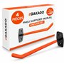 Gakago Support mural pour pneus - Jeu de 4 supports pour jantes avec vis et chevilles et instructions de montage - Support mural
