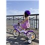 PROMETHEUS BICYCLES Velo Enfant 3 Ans - vélo Fille 12 Pouces a Roulette pour 3 a 5 Ans - Petite Princesse en Violet