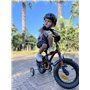 PROMETHEUS BICYCLES Velo Enfant 3 Ans Garcon vélo Fille 12 Pouces a Roulette pour 3 a 5 Ans - BMX en Noir Mat Orange