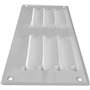 Vent Systems 260 x 105 mm - Blanc - Lot de 2 grilles d'aération avec grille d'insectes - Applications CVC - Chauffage, refroidis