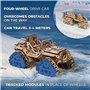 UGEARS Véhicule Tout-Terrain - Maquette en Bois a Construire Voiture - Puzzle 3D en Bois pour Adultes - Idéal pour Les passionné