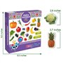 magdum 50 PCS Légumes + Fruits Aimant Enfant dans Une boîte Cadeau - Magnet Enfant - Animaux Magnetique - Jeux Aimanté Enfant - 