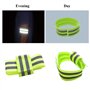 4 pièces bracelet de sécurité réfléchissant bande de bracelet, bracelet réfléchissant réglable et bande réfléchissante de sécuri