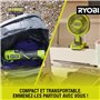 Ryobi - Coupeur à fil chaud 4V USB Lithium - 450°C - Livrée avec 5 accessoires - Câble USB-C & 1 batterie 4V 2,0 Ah USB Lithium 