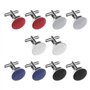 OTOTEC 5 paires Bouton de Manchette Homme Ronds Boutons de Manchette Chemise Classique pour Vêtements Décoration Accessoires Occ