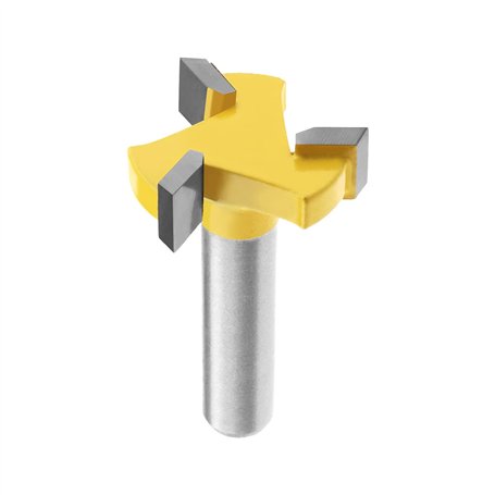 Fraise à Queue de 8 mm Fraise Affleurante Diamètre de Coupe de 24mm Mèche pour Bois Massif MDF Matériaux Laminés Panneau de Part