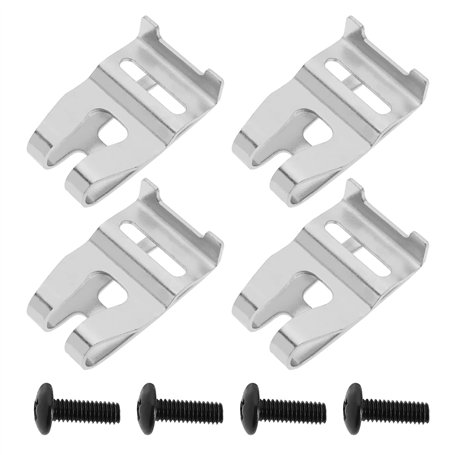 EMSea Lot de 4pcs Crochets de Ceinture avec Vis 2609111584 Compatible avec Bosch 18V Outils Sans Fil DDB180 DDS181 HDS181 IDS181