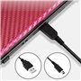 EMSea Lot de 2 câbles de charge USB de rechange compatibles avec Nintendo DSI/3DS/3DS XL/3DS XL/3DS LL Noir