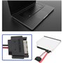 EMSea 2pcs Câble Adaptateur d'Alimentation SATA 15 Broches Mâle vers 6 Broches Femelle pour Disque CD DVD Lecteur Slimline et Di