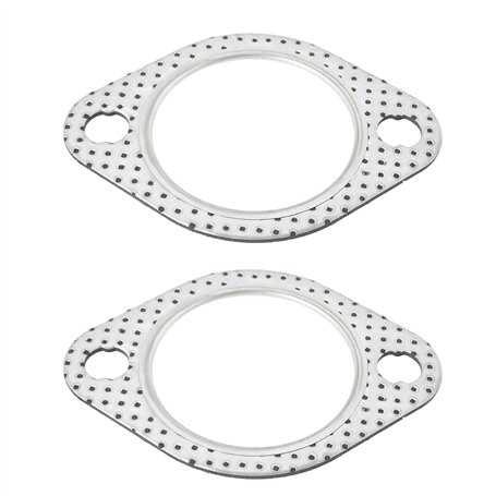 EMSea Lot de 2pcs Joints de Collecteur d'échappement en Métal de Rechange 18107502346 Compatible avec BMW Série 3 X3 Série 5 Tou