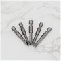 YINETTECH Lot de 5 embouts de tournevis magnétiques en forme de U U4 U5 U6 U7 U8 en forme de U pour tournevis électriques, tourn