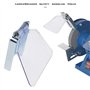 VGOL 2pcs Visière de Meuleuse d'établi Compatible avec Meuleuses d'établi Type 125/150 Machine de Fixation Bouclier d'outil Boît