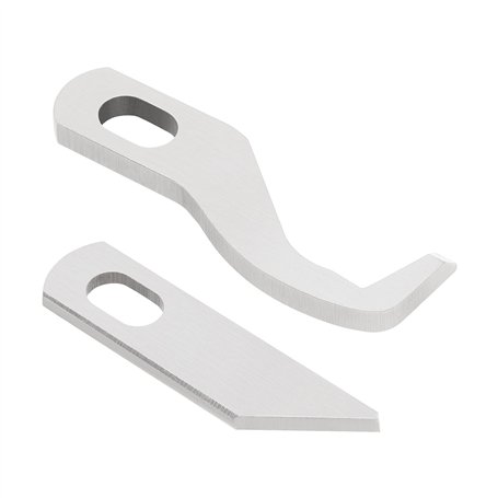 VGOL Lot de 2pcs Lames Supérieures et Inférieures pour Surjeter Lames Supérieures et Inférieures Compatible avec Singer S14-68 S