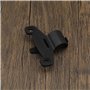 VGOL Lot de 4 supports de pompe à vélo en plastique noir de 20 mm de diamètre pour pompe à air de vélo de route et de montagne