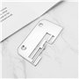 VGOL Plaque d'aiguille pour machine à coudre #788601007 - Plaque d'aiguille en métal compatible avec les surjeteuses Janome 1110