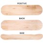 Fayrimi 8 8 couches d'érable vierge double concave skateboards naturel planche à roulettes table érable