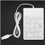 Wanjorlay Mini USB Filaire Pavé NuméRique Pavé NuméRique 18 Touches NuméRique pour Comptabilité Teller Ordinateur Portable Noteb
