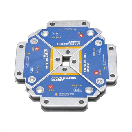 Wanjorlay 4 PièCes 50KG Supports de Soudage MagnéTiques Angle Soudure Aimant Soudeur Fixateur Positionneur Ferrite Tenant des Ou