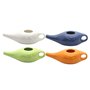UrbanNest 250Ml CéRamique Neti Pot Pot de Nettoyage de Nez Pot à Bec Anti-Fuite pour RinçAge Nasal Nez Lavage et Femmes,Blanc