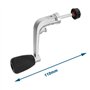 eMagTech Poignée de Moulinet de pêche Pliable - Poignée d'alimentation de Rechange en métal pour Moulinet de pêche de Type 1000-