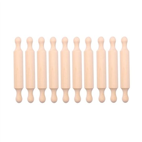DcnrInsr 7 Pouces Mini Rouleau à Pâtisserie en Bois Long Cuisine Cuisson Rouleau à Pâte pour Enfants Fondant Pâtisserie Pizza Ar