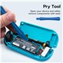 Mcbazel Kit de Réparation et Outils 6 en 1 pour Joystick 3D Hall de Manette de Jeu DIY, Remplacement pour Switch/Switch OLED/Lit