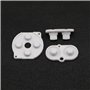 eMagTech Lot de 2 Coussinets en Caoutchouc conducteur pour Boutons de Manette, Blanc, pièce de Rechange Compatible avec Manette 