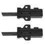 eMagTech 1 Paire de Balais de Charbon avec Support 4006020152 481281719419 Compatible avec AEG Compatible avec Electrolux Compat