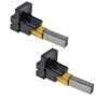 ECSiNG Lot de 2pcs Balais de Charbon pour Machines avec Supports Remplacement Compatible avec DC05 DC07 DC08 Aspirateurs Moteur