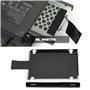 ECSiNG 2 Set Supports de Disque Dur SATA pour Ordinateur Portable de 7 mm avec Rail de Guidage en Caoutchouc SSD Compatible avec