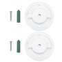 ECSiNG Lot de 2 Bases de Montage Murales pour Caméra Intelligente TL70 Accessoires Compatible avec Tapo C200 Compatible avec TP-