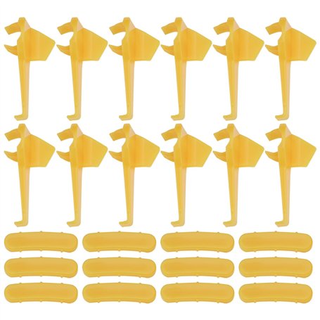 ECSiNG 12 Protecteurs de Lot de Changeur de Pneus de Voiture Support de Machine de Changement de Pneus Tête de Canard Protection