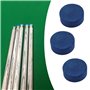 LT Easiyl Lot de 50 embouts de rechange en cuir pour queue de billard Bleu 9 mm