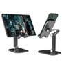 Vortex Support de Tablette pour téléphone Portable Pliable à Hauteur réglable, Support de Station d'accueil ABS Compatible, télé