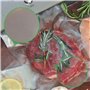 YISH Sac Sous Vide Alimentaire: Rouleau Sous Vide Alimentaire pour L'appareil de Mise Sous Vide, Sac Sous Vide pour La Cuisson, 