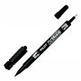Pilot Marqueur TWIN MARKER BEGREEN indélibile noire 2 pointes ogives fine et moyenne