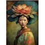 Asian Woman Poster en papier de riz 29
