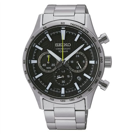 Seiko Hommes Analogique Quartz Montre avec Bracelet en Acier Inoxydable SSB413P1