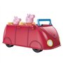 Nerf Peppa Pig Peppa’s Adventures Voiture Rouge familiale, Jouet préscolaire avec Phrases et Effets sonores, dès 3 Ans unisex - 