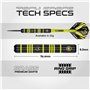 WINMAU Darts Michael 'MvG' Van Gerwen Vs Simon 'The Wizard' Whitlock | Ensemble jumeau | Fléchettes en Laiton Steeltip de 22 g a