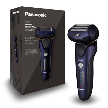 Panasonic Series 800 ES-LV67 Personalcare Rasoir 5 Lames dont 2 de finition externes Wet & Dry 4 accessoires 51 min d'autonomie